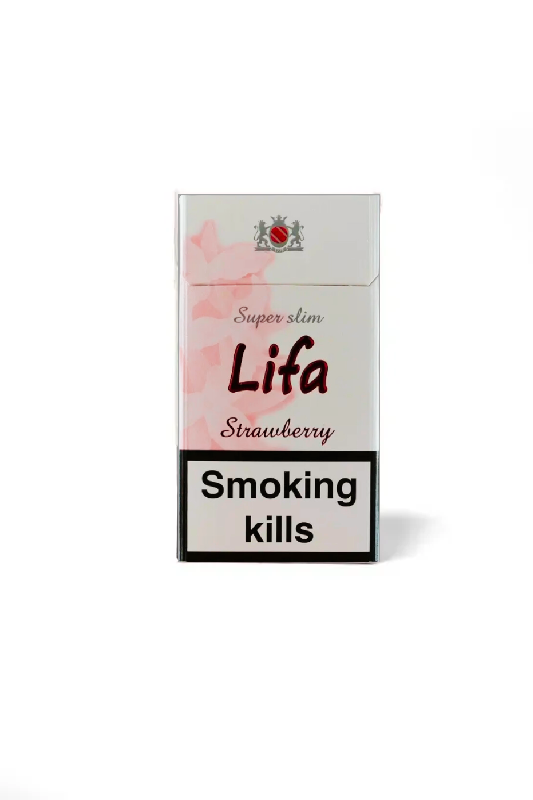 Сигарети Lifa Super slims Strawberry (Ліфа Супер Слімс Полуниця)